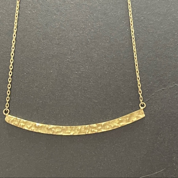 gold reversible artisan necklace - Picture 1 of 4